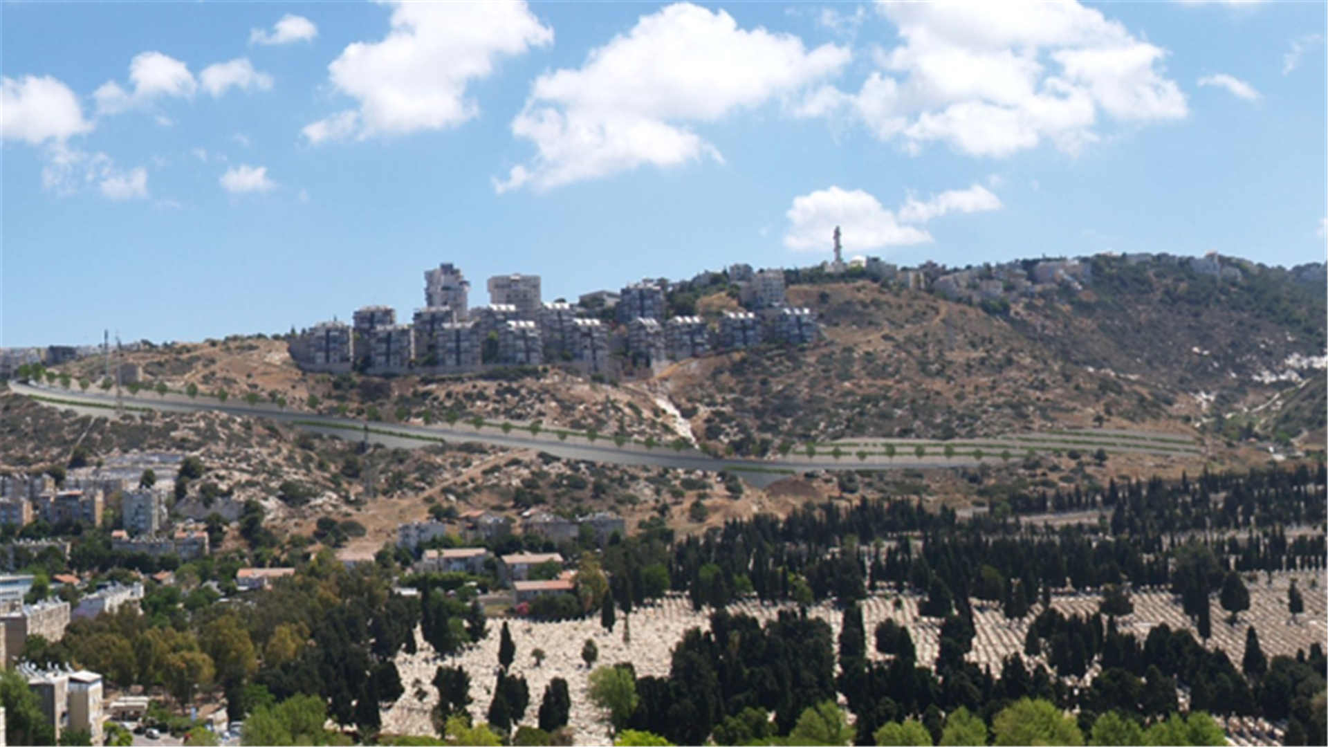 הדמיה כביש מחבר כבביר